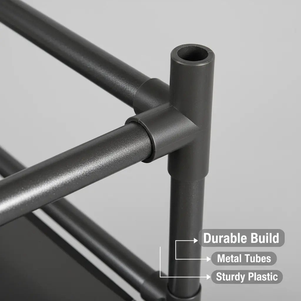 Versatile 3-in-1 Entryway Organizer Rack