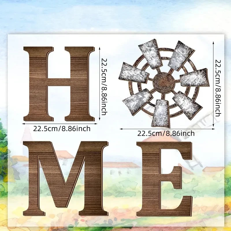 Rustic Wooden Home Wall Sign