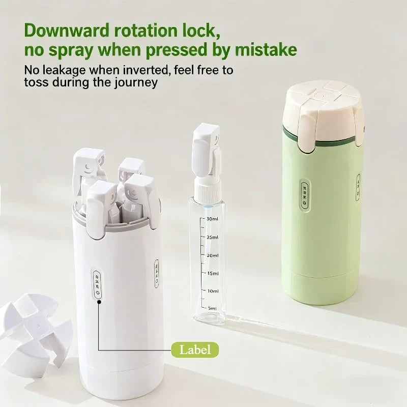 4-in-1 Travel Toiletry Dispenser