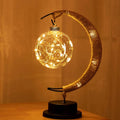 Wrought Iron Moon Night Light