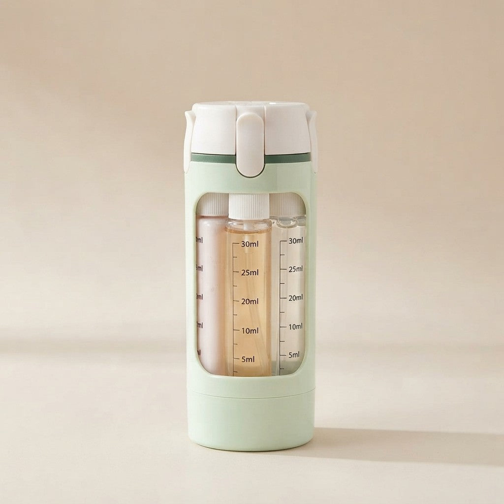 4-in-1 Travel Toiletry Dispenser